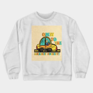 OMW TO THE ANXIETY SOCIETY Crewneck Sweatshirt